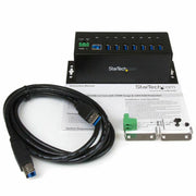 7 Port Industrial USB 3.0 Hub - Metal