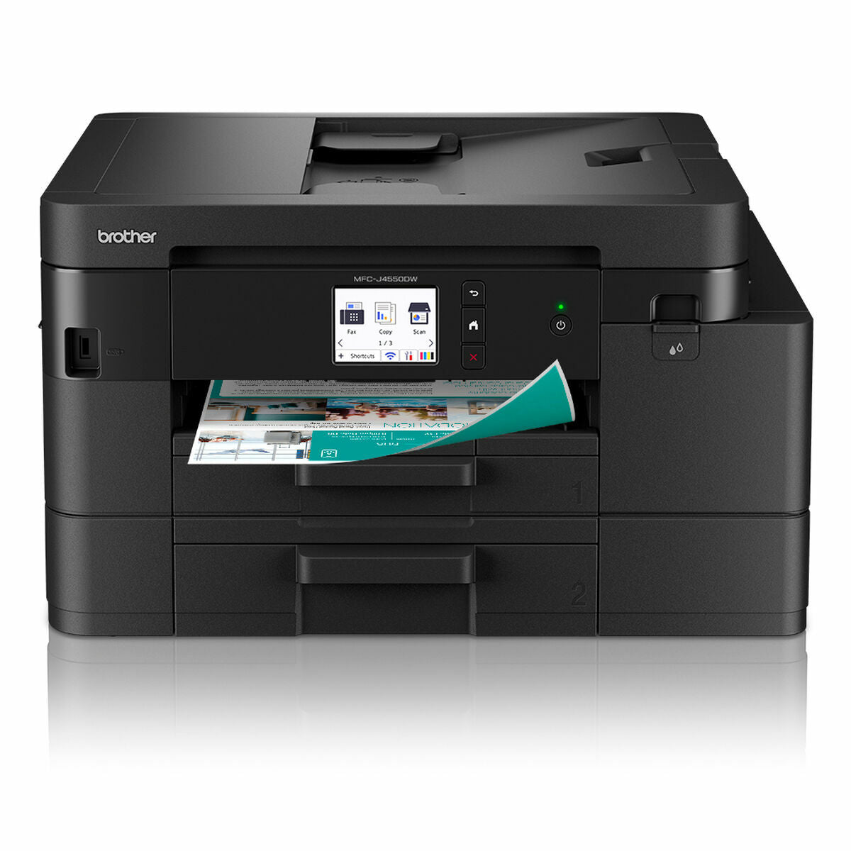 BROTHER MFC-J4550DW Compact all-in-one wireless business ink printer with ADF and two paper trays 20ppm