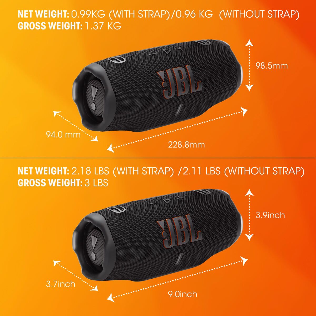 JBL Charge 6 Noir