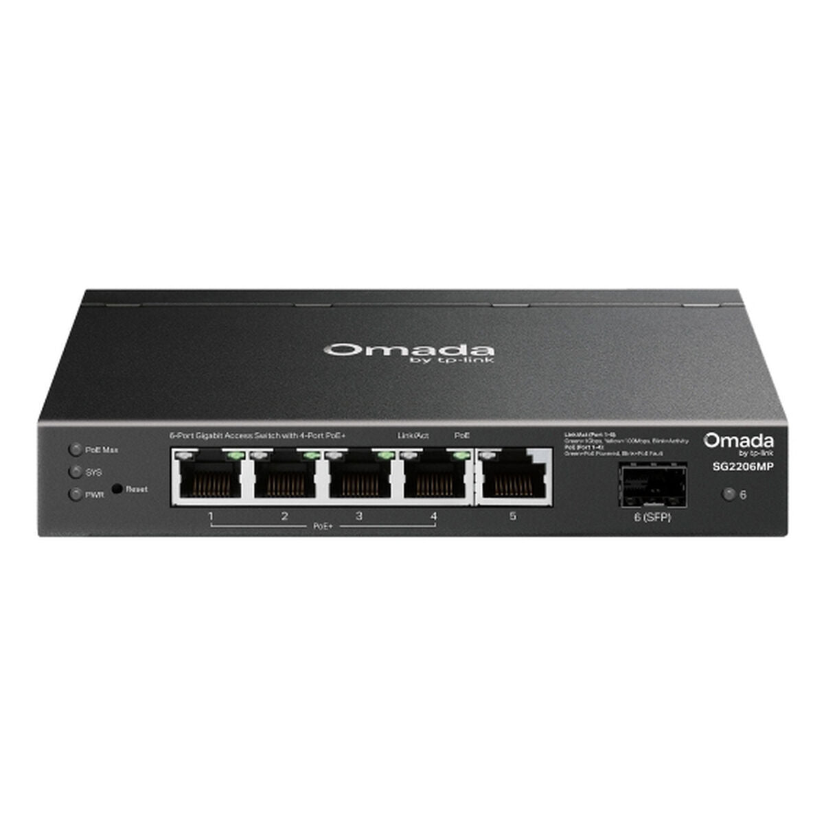 SG2206MPOmada Access 6-Port Gigabit Swi