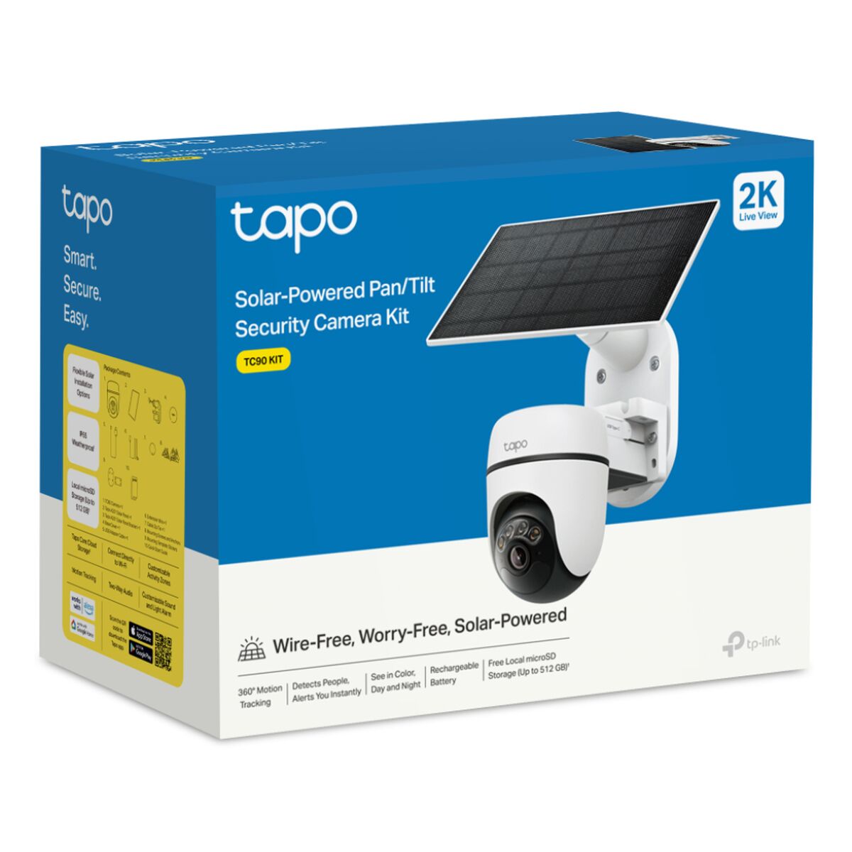 TP-LINK Solar-Powered Pan/Tilt Security Camera Kit