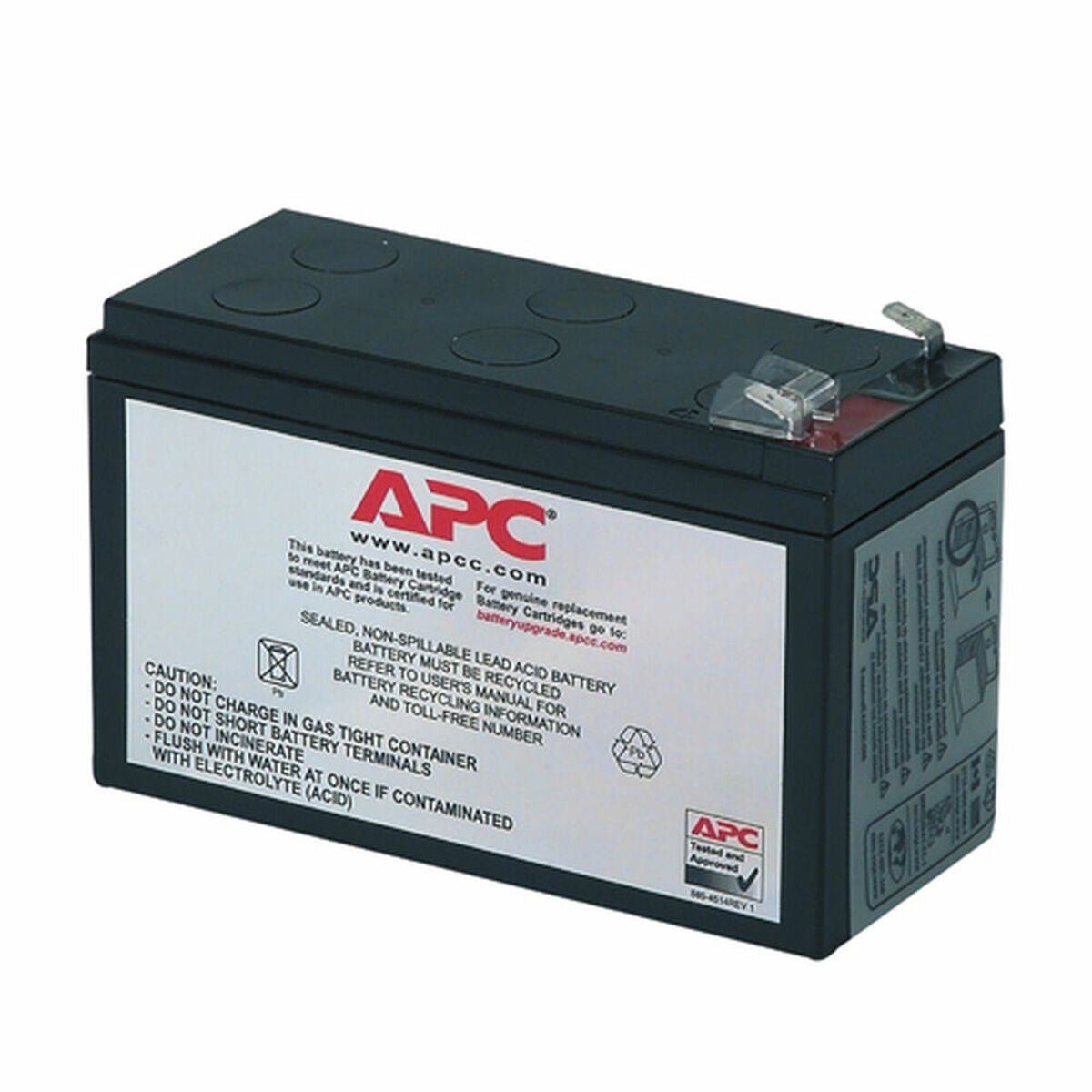 APC Replacement Battery Cartridge 2 UPS battery 1 x battery lead acid Black