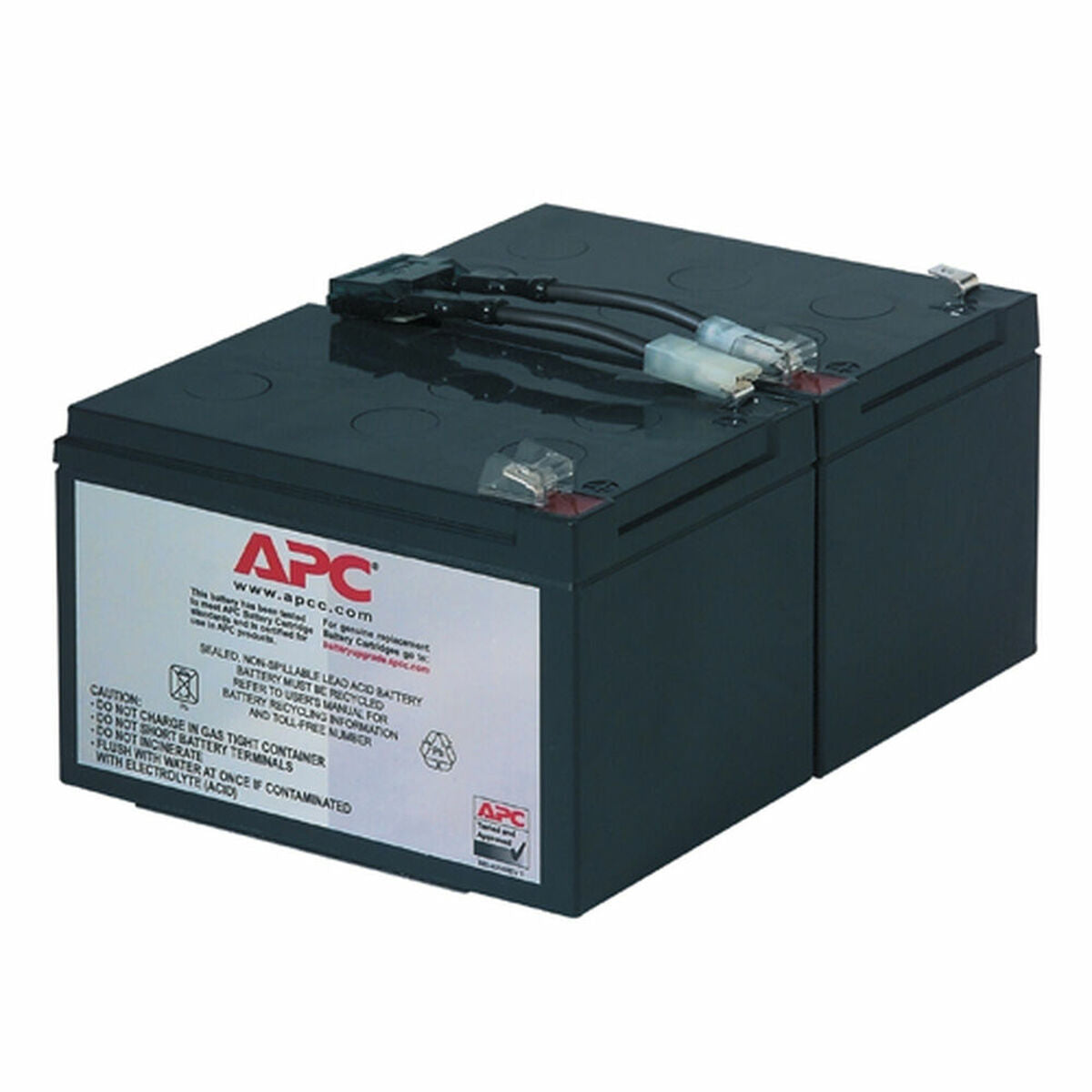 APC Replacement Battery Cartridge 6 UPS battery 1 x battery lead acid Black