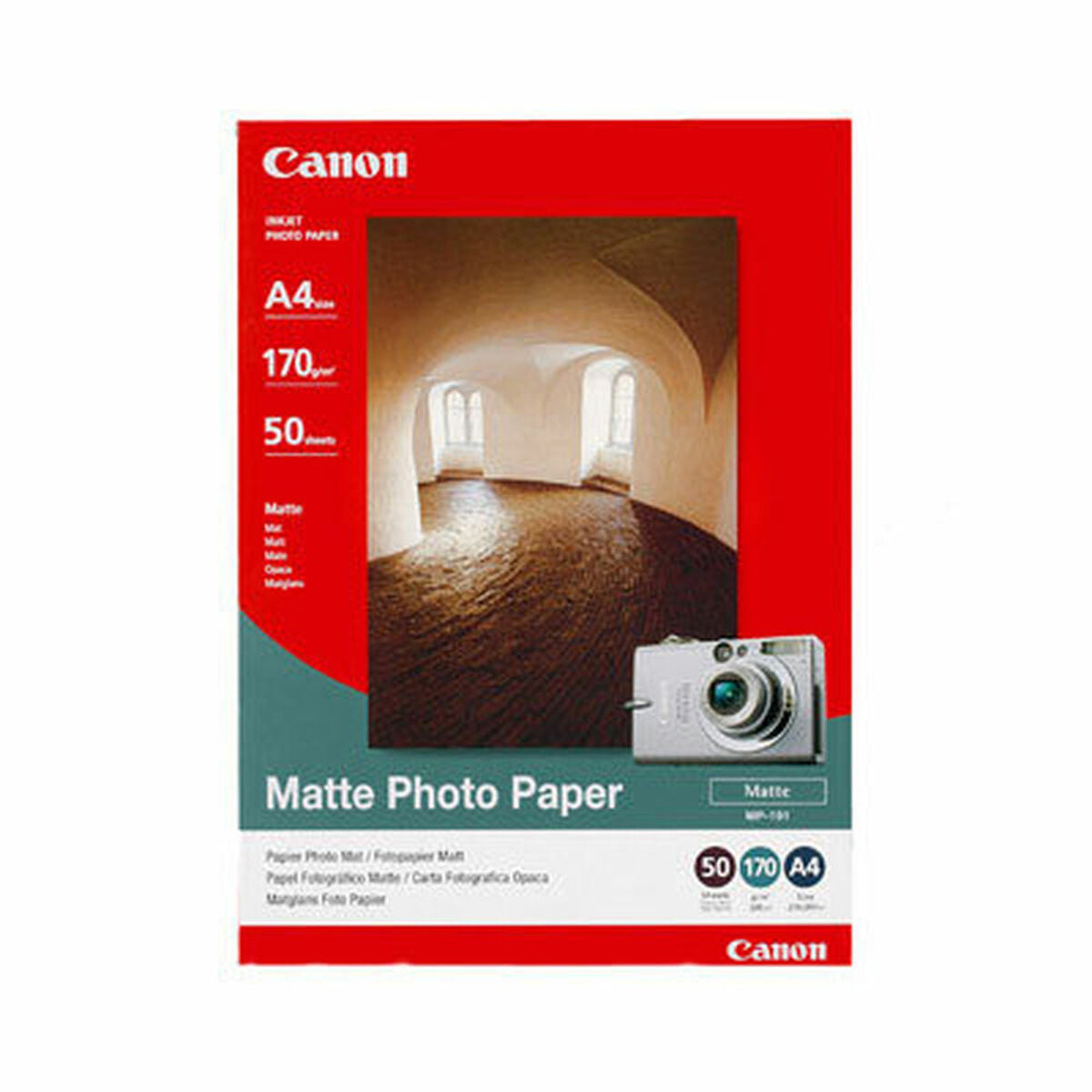 CANON MP-101 matte photo  papier 170g/m2 A4 50 feuilles pack de 1