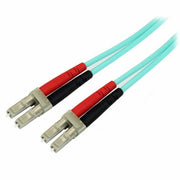 5m 10 Gb Aqua Fiber Patch Cable LC/LC