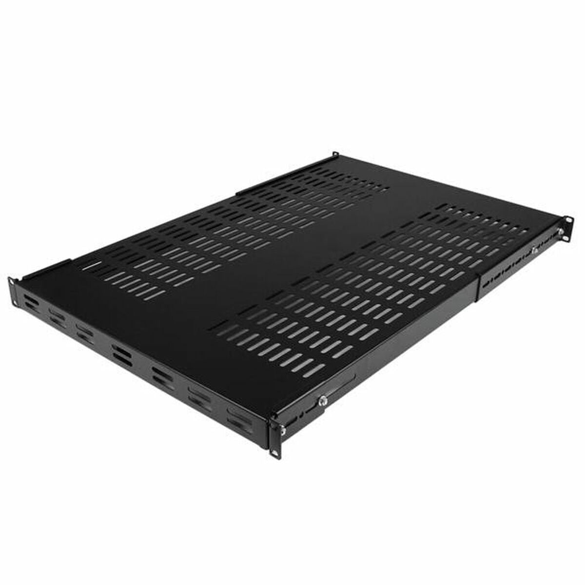 1U Adjustable Vented Rack Mount Shelf