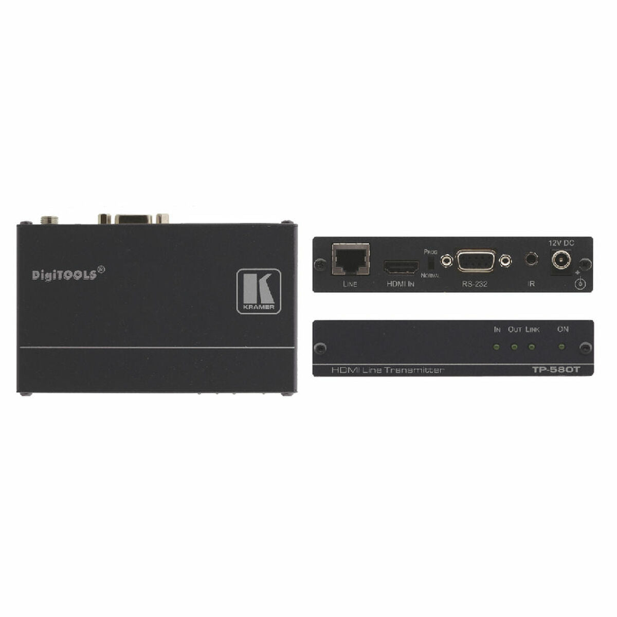 Kramer HDMI,Bidirect.RS-232,IR over Twisted Pair HDBaseT Transmitte