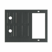Kramer TBUS-1A Inner Frame for 2 power sockets. Includes: 2X cable pass through inserts, 4X blank inserts.