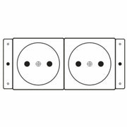 Kramer TBUS DE 2 X Power socket assembly