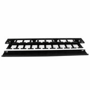 1U Finger Duct Cable Manager w/Cover