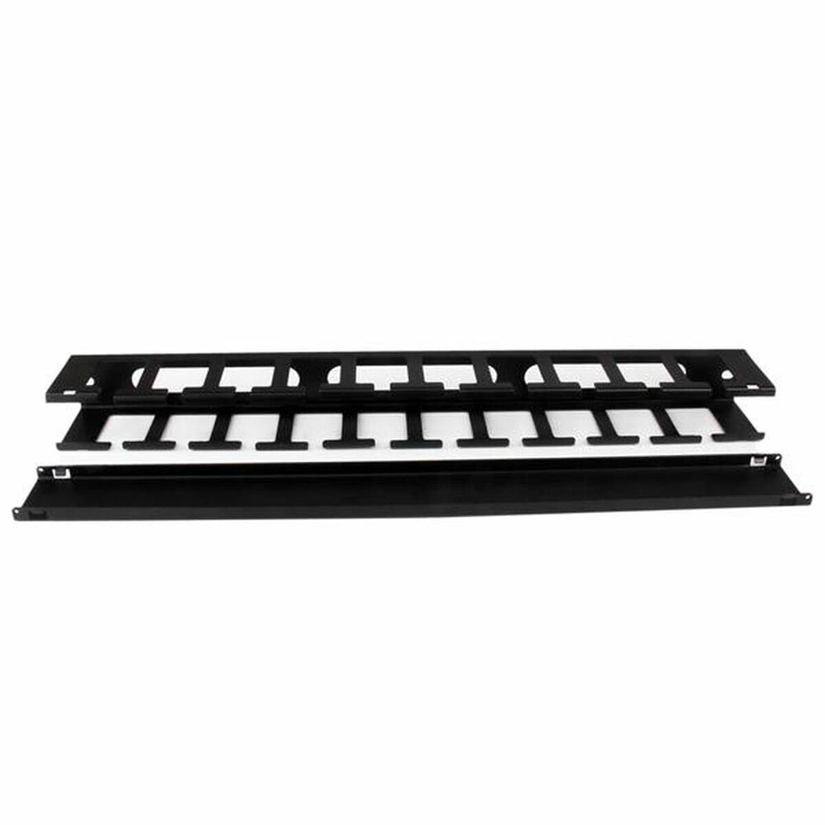 1U Finger Duct Cable Manager w/Cover
