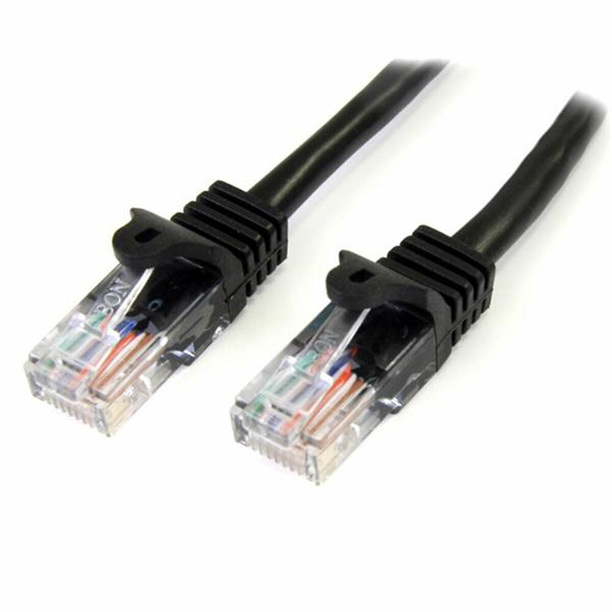 1m Black Snagless UTP Cat5e Patch Cable