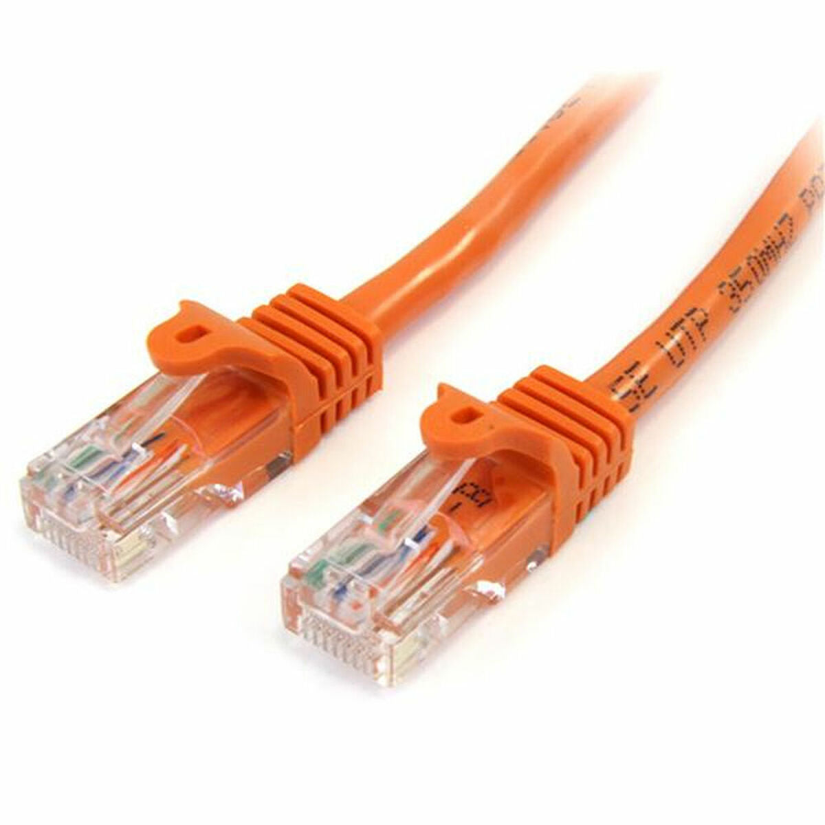 1m Orange Snagless UTP Cat5e Patch Cable