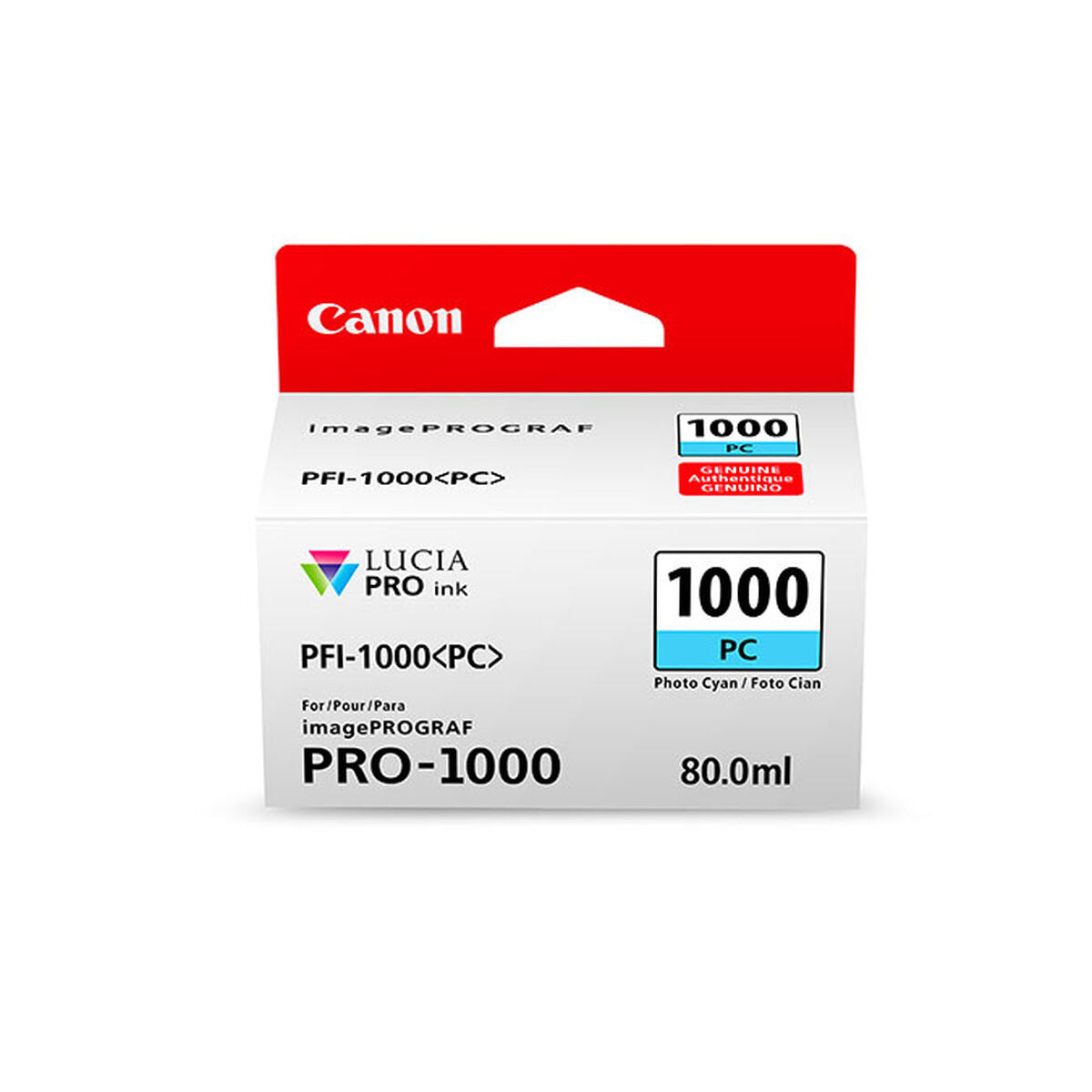 Ink/PFI-1000 Cartridge Photo CY