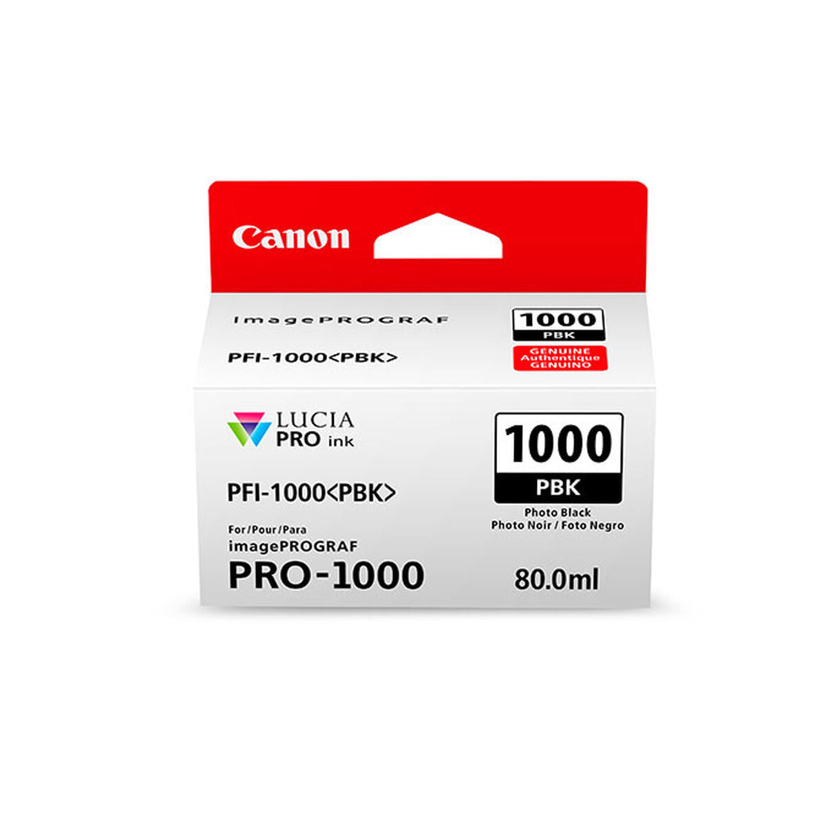 Ink/PFI-1000 Cartridge Photo BK