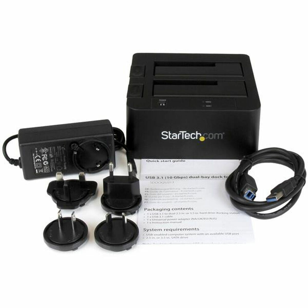 USB 3.1 10Gbps Dual-bay Dock