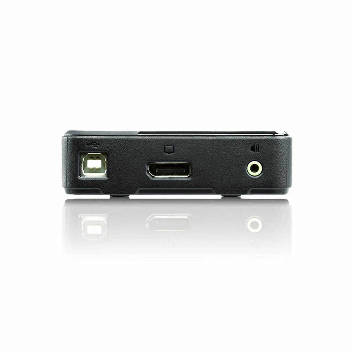 Commutateur KVM DisplayPort/audio USB 2 ports (4K pris en charge et câbles inclus) - 4096 x 2160 pixels - 4K Ultra HD - 2,18 W - Noir
