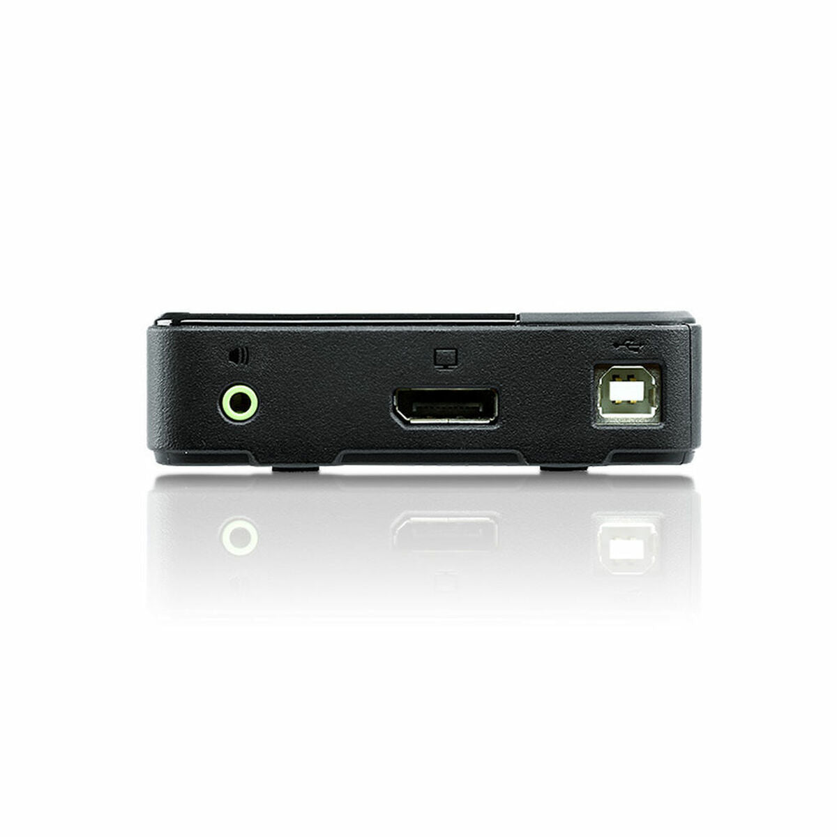 Commutateur KVM DisplayPort/audio USB 2 ports (4K pris en charge et câbles inclus) - 4096 x 2160 pixels - 4K Ultra HD - 2,18 W - Noir