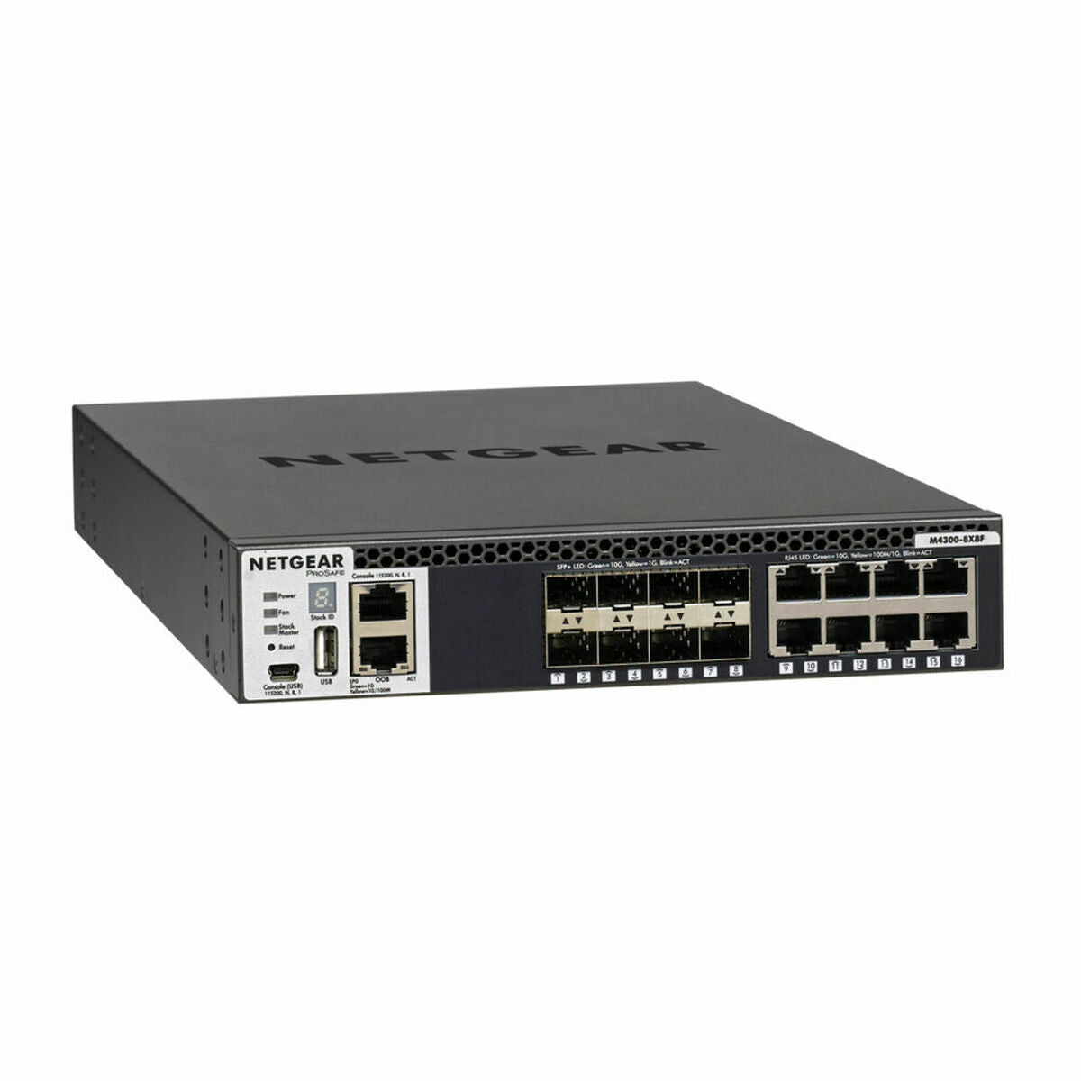 M4300-8X8F Stackable mgd.Switch 16xXGENT