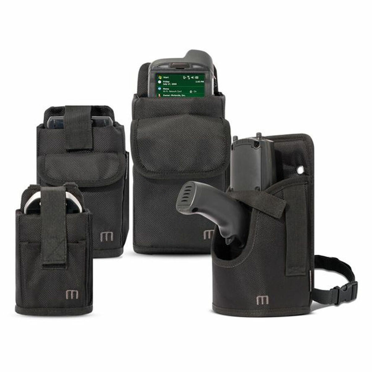 MOBILIS Étui Holster portable poignée pistolet + Ceinture + Cuissarde - Taille L