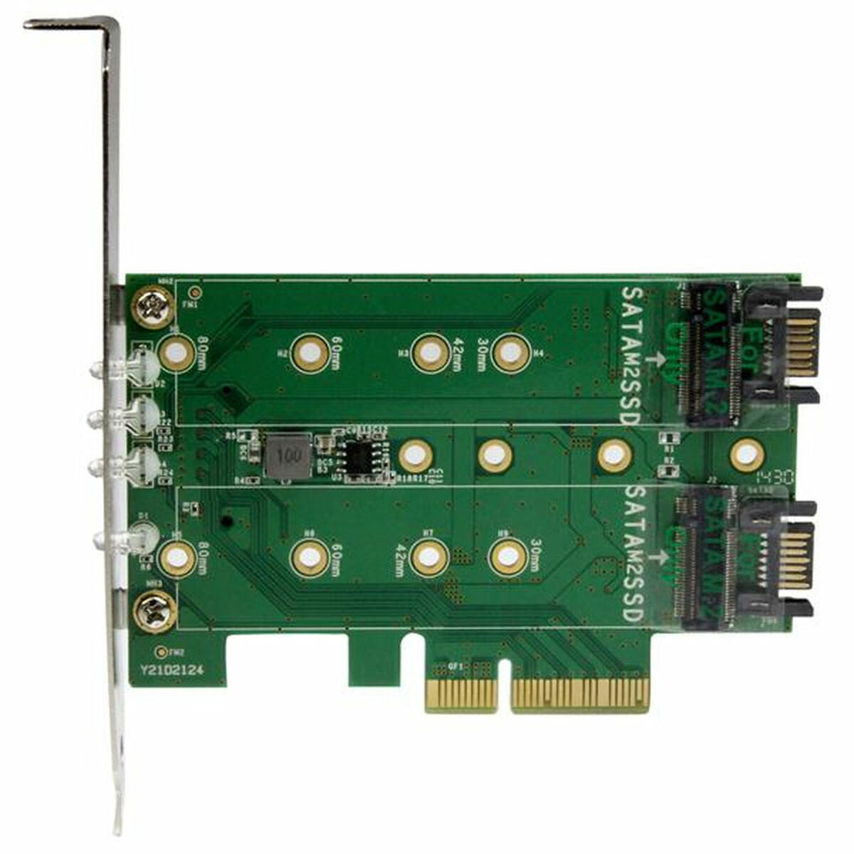 M.2 SSD Card 1x PCIe NVMe 2x SATA M.2