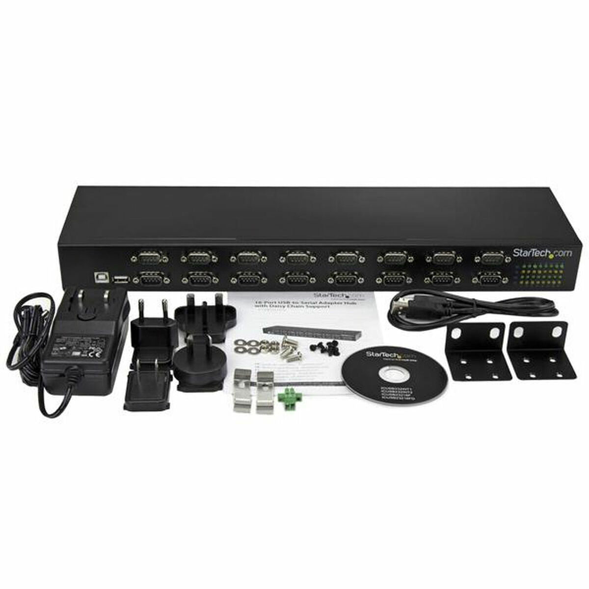 16 Port USB to Serial RS232 Adapter Hub