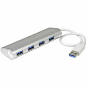 4 Port Portable USB 3.0 Hub - Aluminum