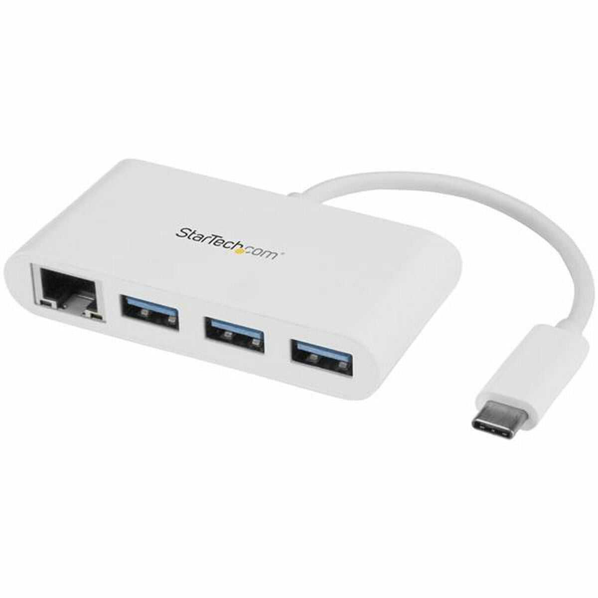 3 Port USB C Hub w/GbE - C to A USB 3.0