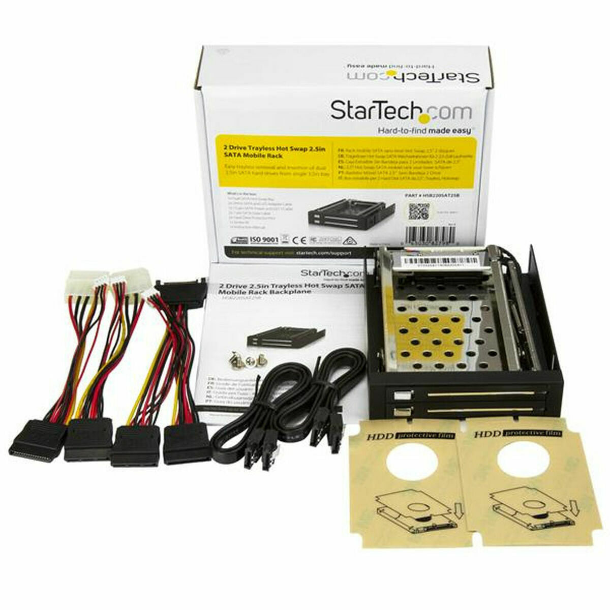 2 Drive 2.5in Trayless SATA Mobile Rack
