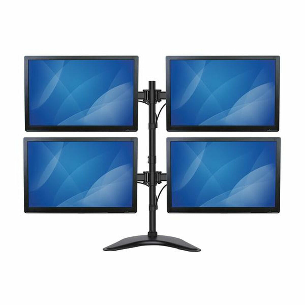 Monitor Stand - Quad - Desktop - Steel