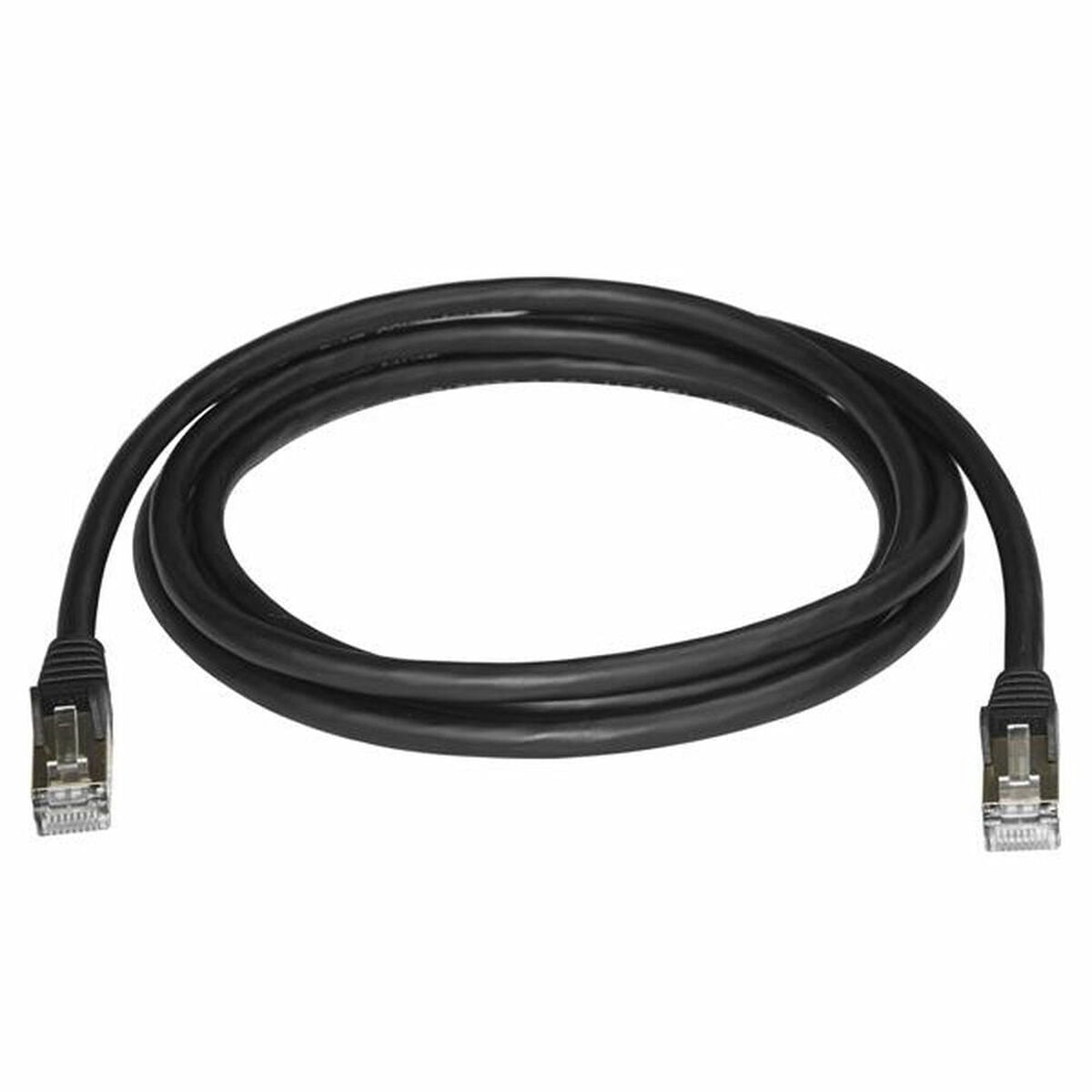 2m Black Cat6a Ethernet Cable - STP