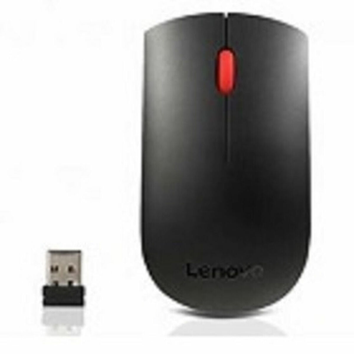 Lenovo ThinkPad Essential Wireless Mouse - Souris - laser - 3 boutons - sans fil - 2.4 GHz - récepteur sans fil USB - ThinkRed