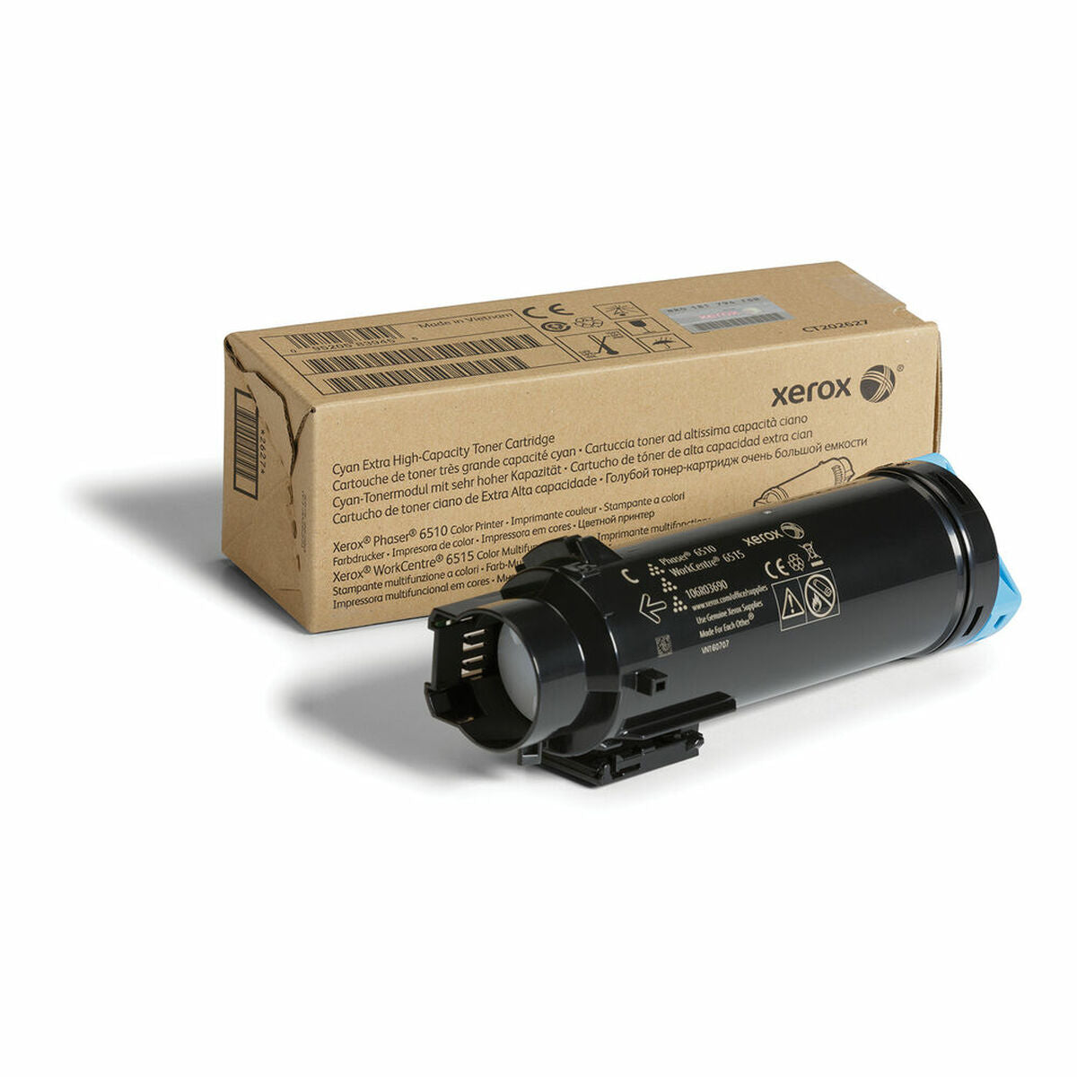 XEROX Toner Cyan Extra Haute Capacité 4.500 pages pour Phaser 6510 Workcentre 6515