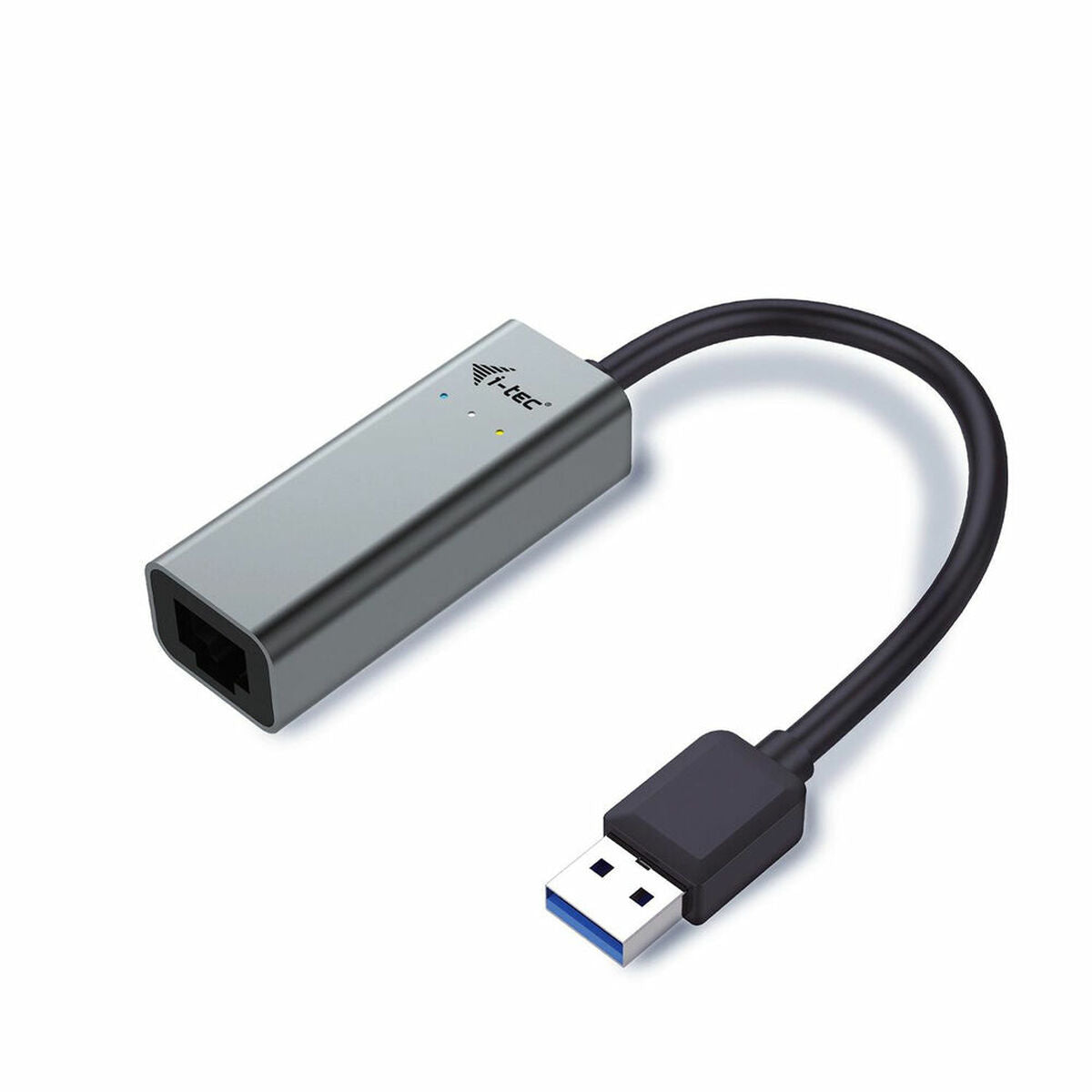 I-TEC USB 3.0 Metal Gigabit Ethernet Adapter 1xUSB 3.0 to RJ-45 LED for Notebook Tablet PC Windows Mac Linux Android