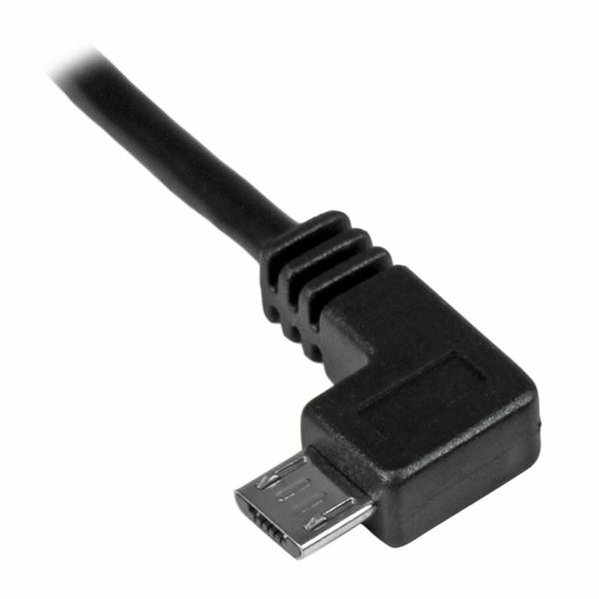Cable Micro USB Left Angle 24AWG - 0.5m