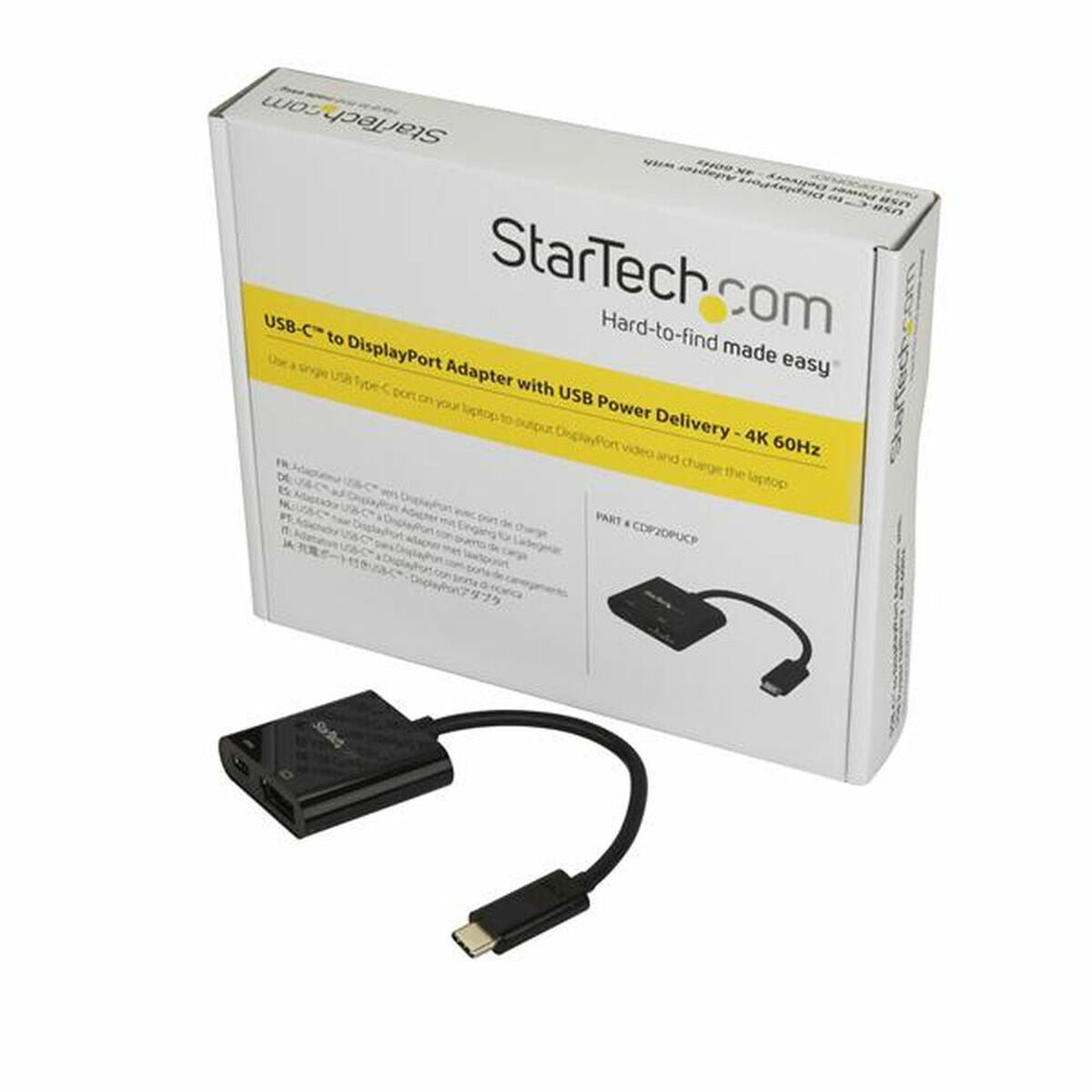 USB-C to DisplayPort Adapter with USB PD