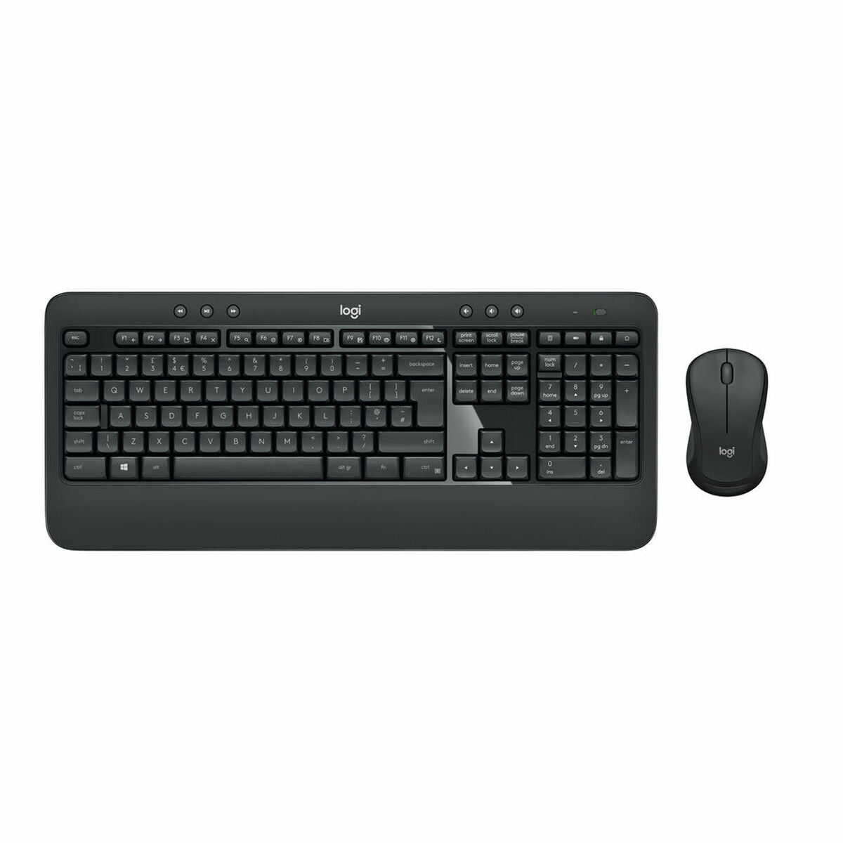 Logitech 920-008675 clavier Souris incluse Universel RF sans fil QWERTZ Allemand Noir