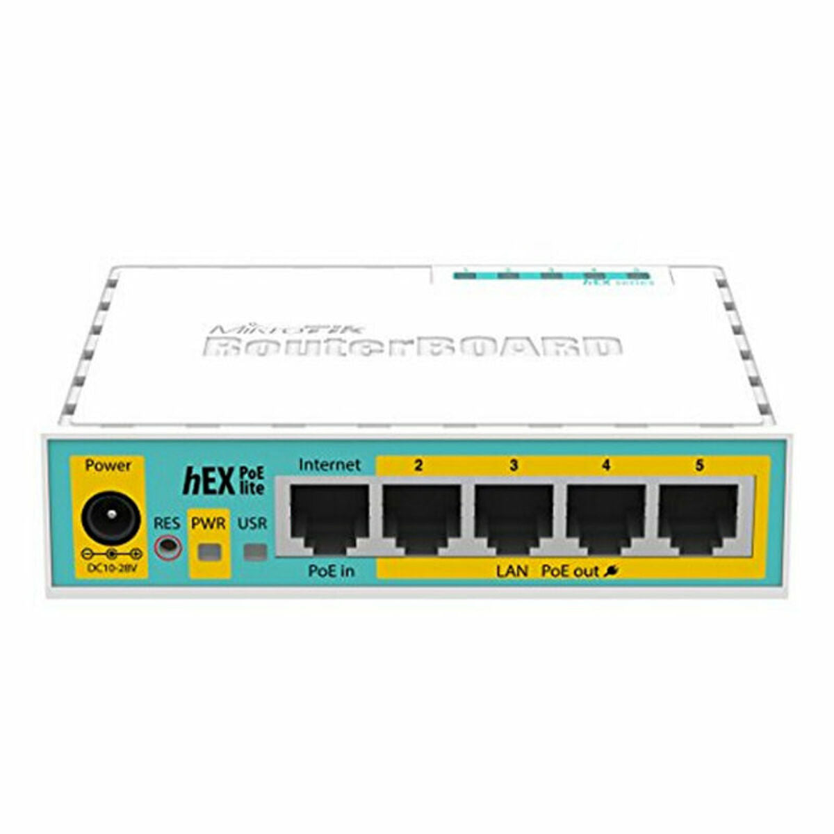 Mikrotik hEX PoE lite Routeur connecté Fast Ethernet Blanc