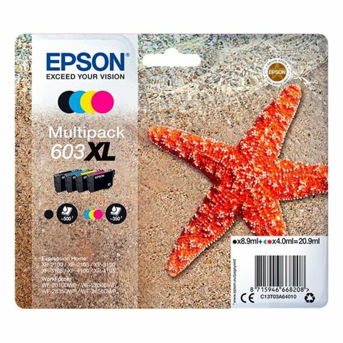 EPSON 1LB Multipack 4-colours 603XL Ink