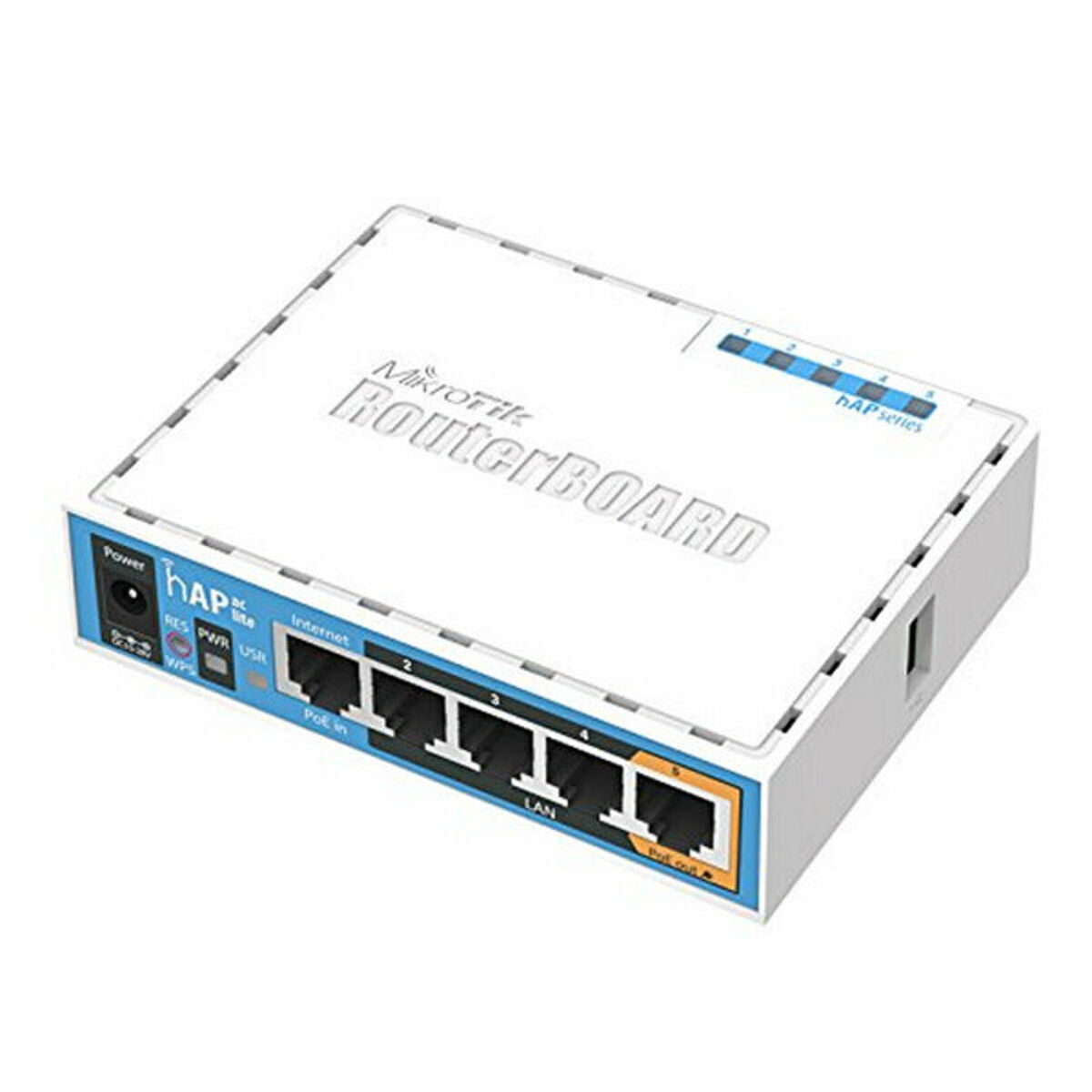 Mikrotik HAP ac lite 500 Mbit/s Blanc Connexion Ethernet, supportant l'alimentation via ce port (PoE)