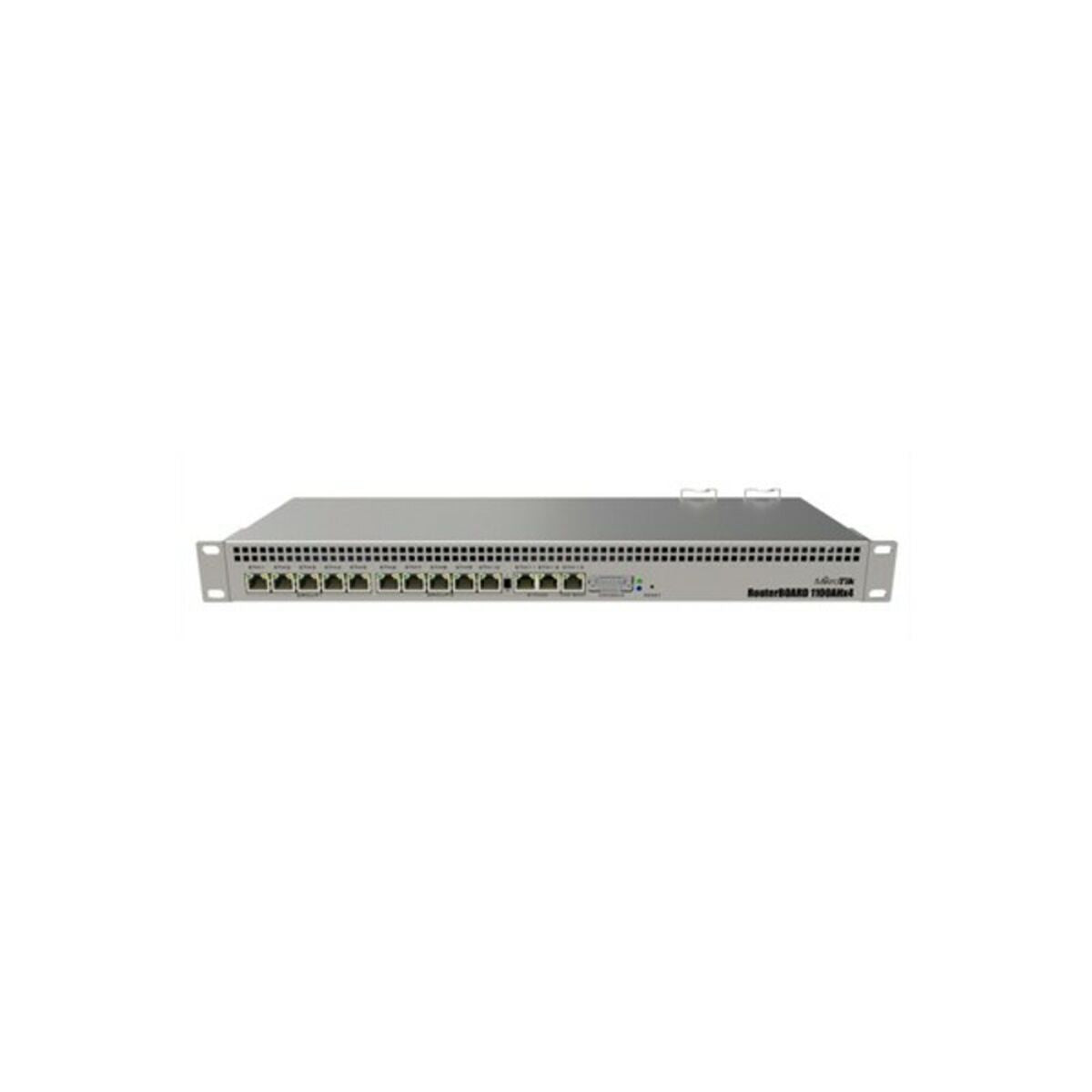 Mikrotik RB1100AHx4 Routeur connecté Gigabit Ethernet Acier inoxydable