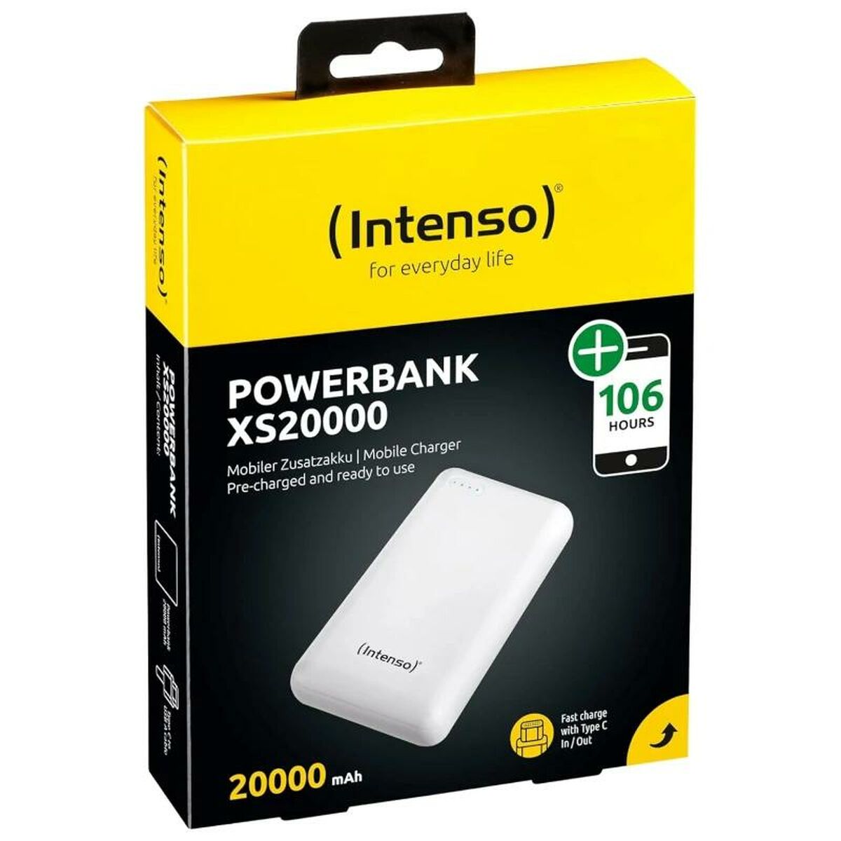 INTENSO PowerBank XS 20.000 mAh blanc