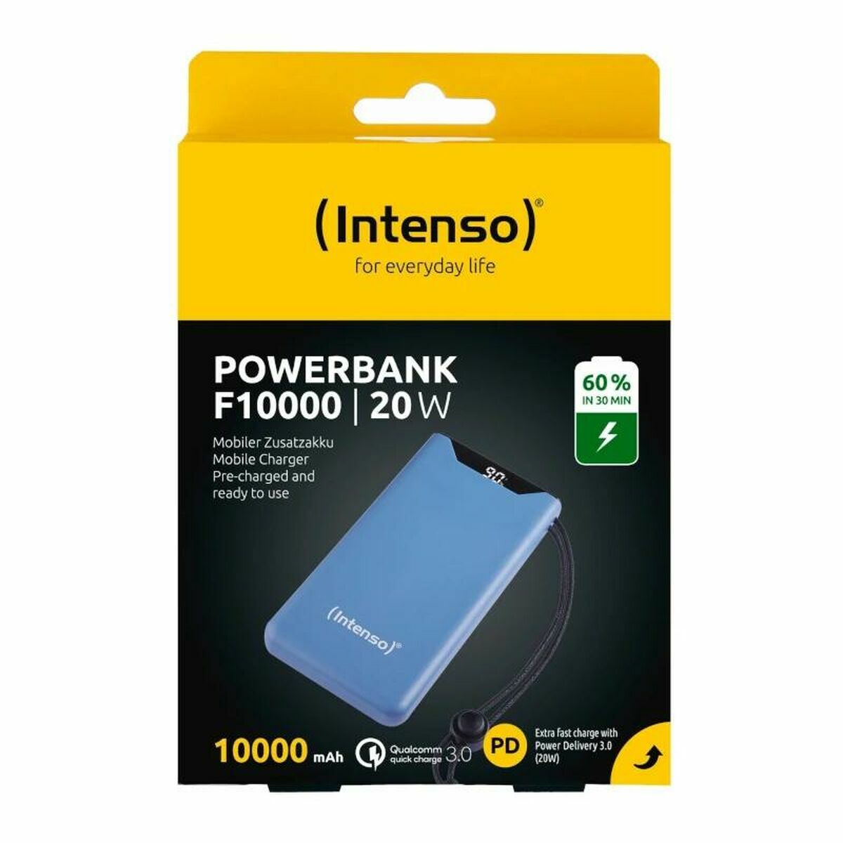 INTENSO Powerbank F20000 Power Delivery bleu