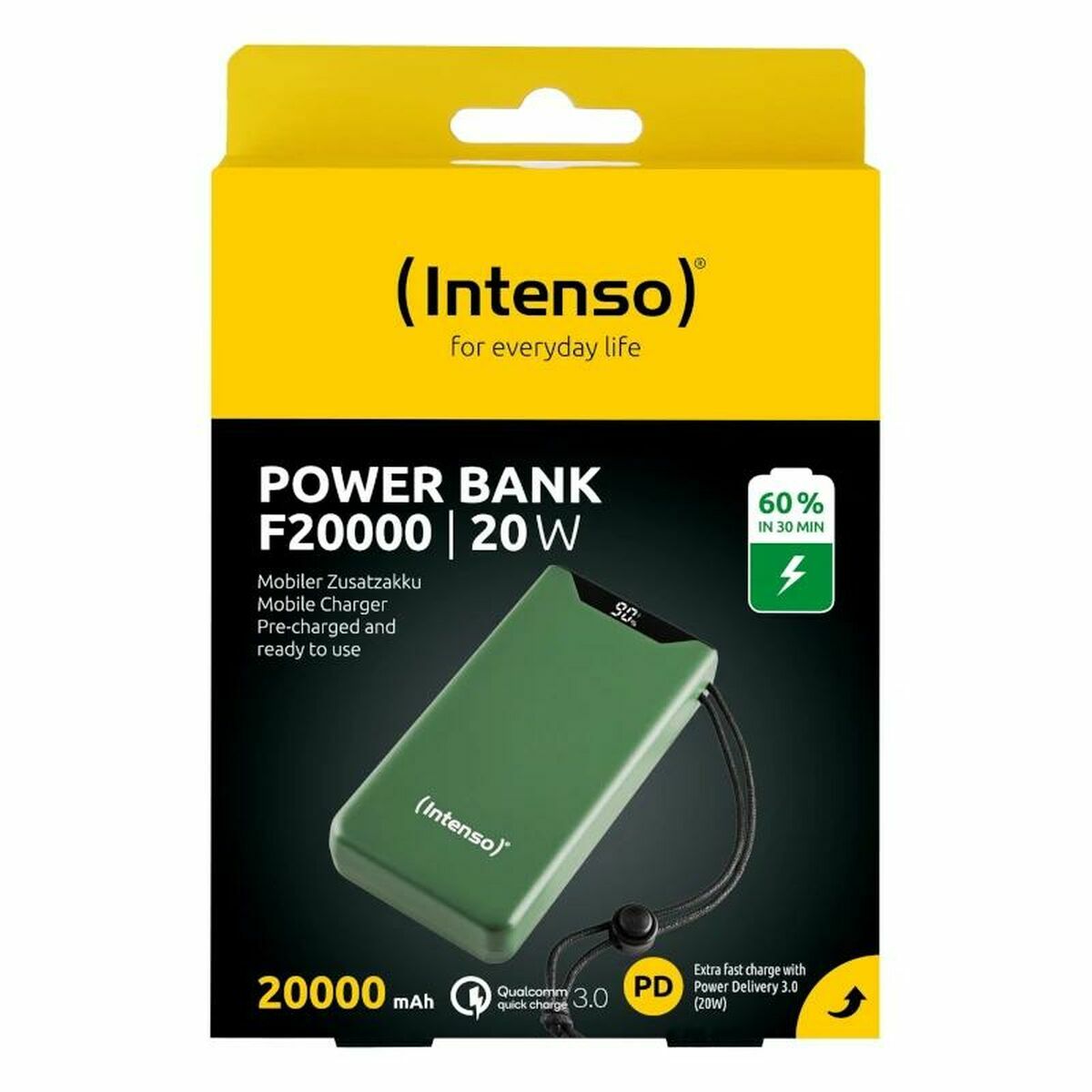 INTENSO Powerbank F20000 Power Delivery vert