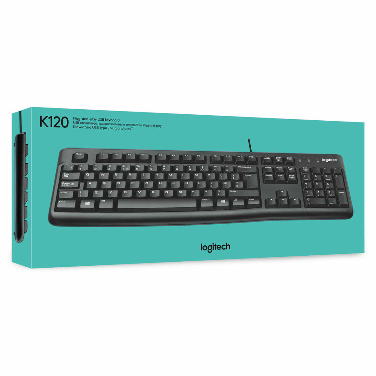 LOGITECH K120 for Business Keyboard USB International (US)