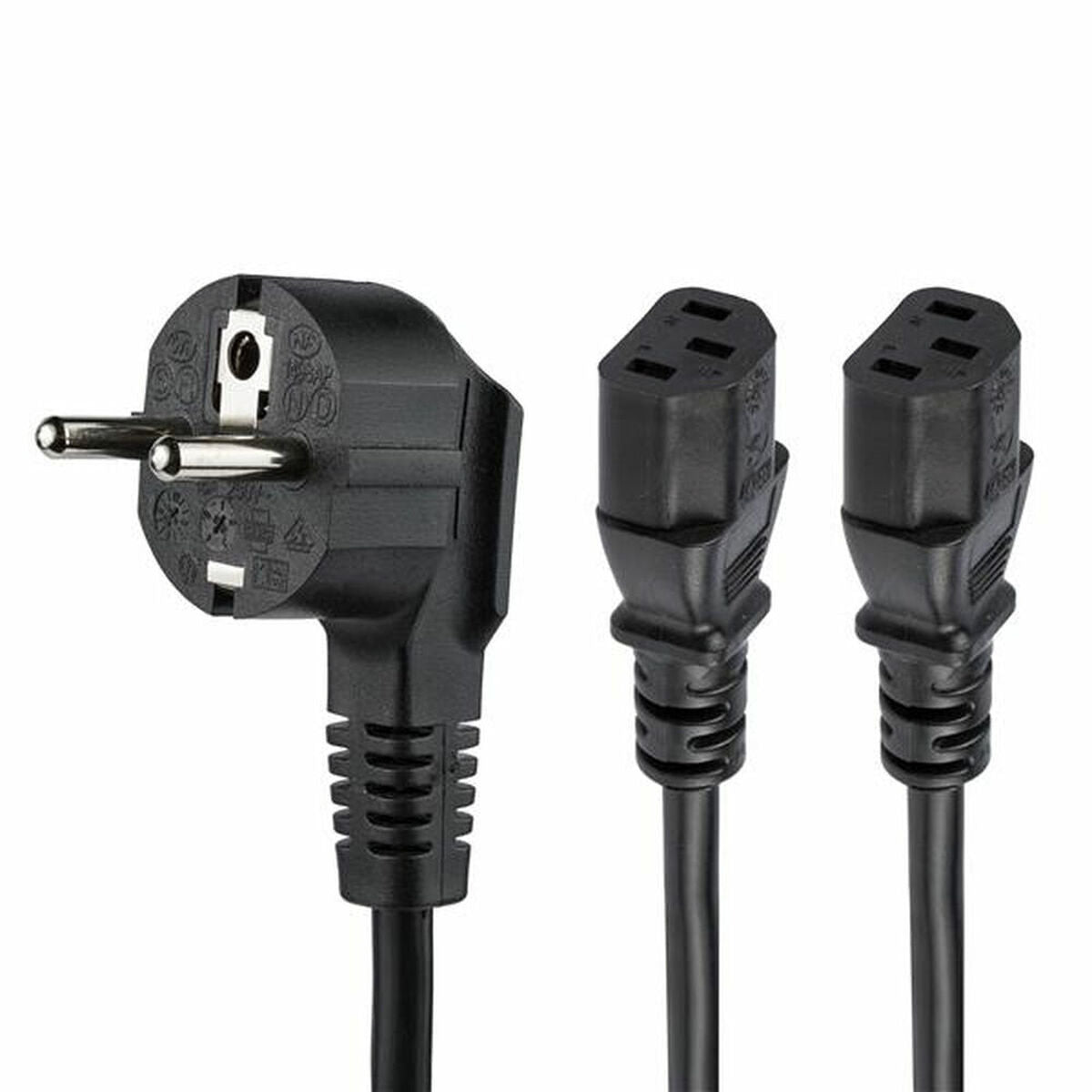 Power Cord - Schuko CEE7 to 2x C13 - 2m