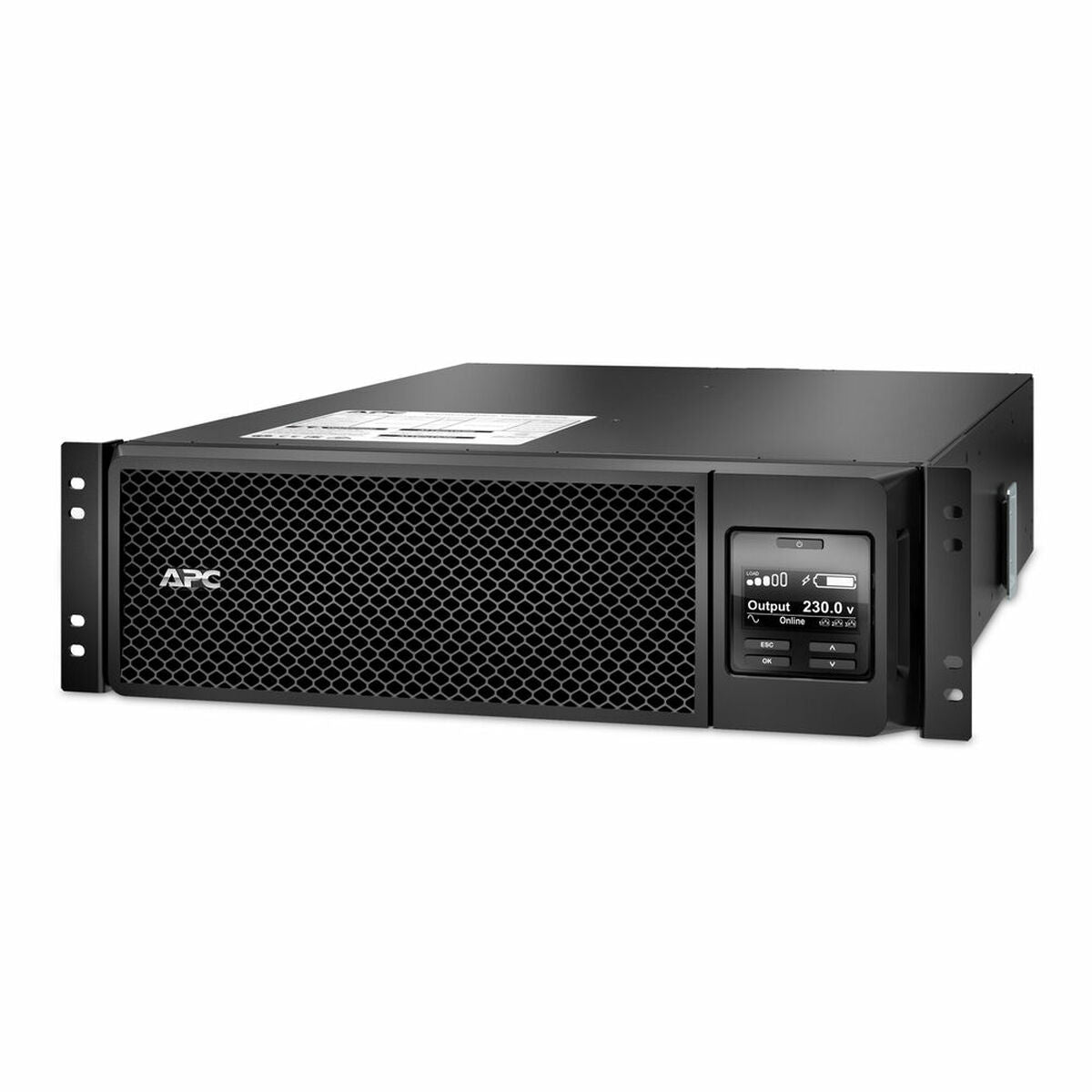APC Smart-UPS SRT 5000VA RM UPS rack-mountable AC 230V 4500Watt 5000VA USB output connectors 12 3U Black