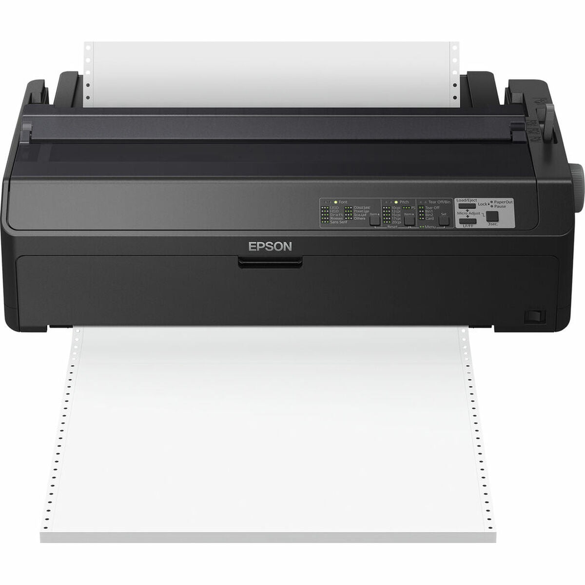 EPSON LQ 2090II Printer Mono dot-matrix Roll 21.6 cm 406.4mm width 420x364mm 360x180dpi 24pin 584char/sec parallel USB