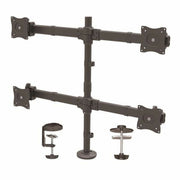 Desk Mount Quad Monitor Arm - Steel