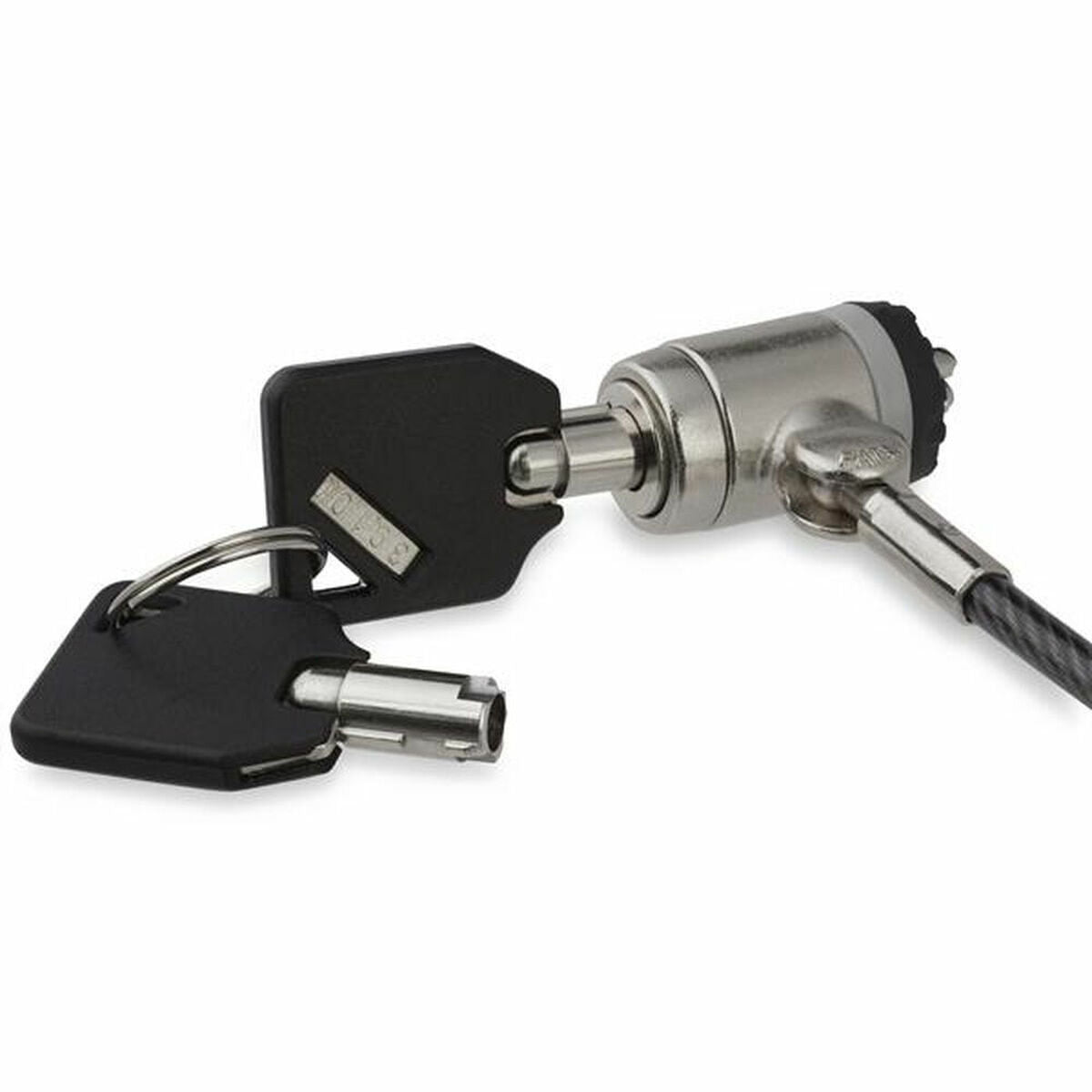 Cable Lock - Keyed - Push-to-Lock Button